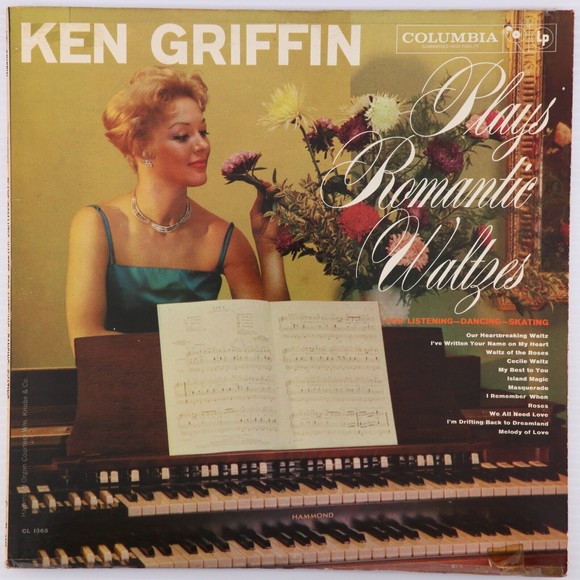 Ken Griffin Plays Romantic Waltzes For Listening, Dancing, Skating 12" LP Record - Picture 1 of 16